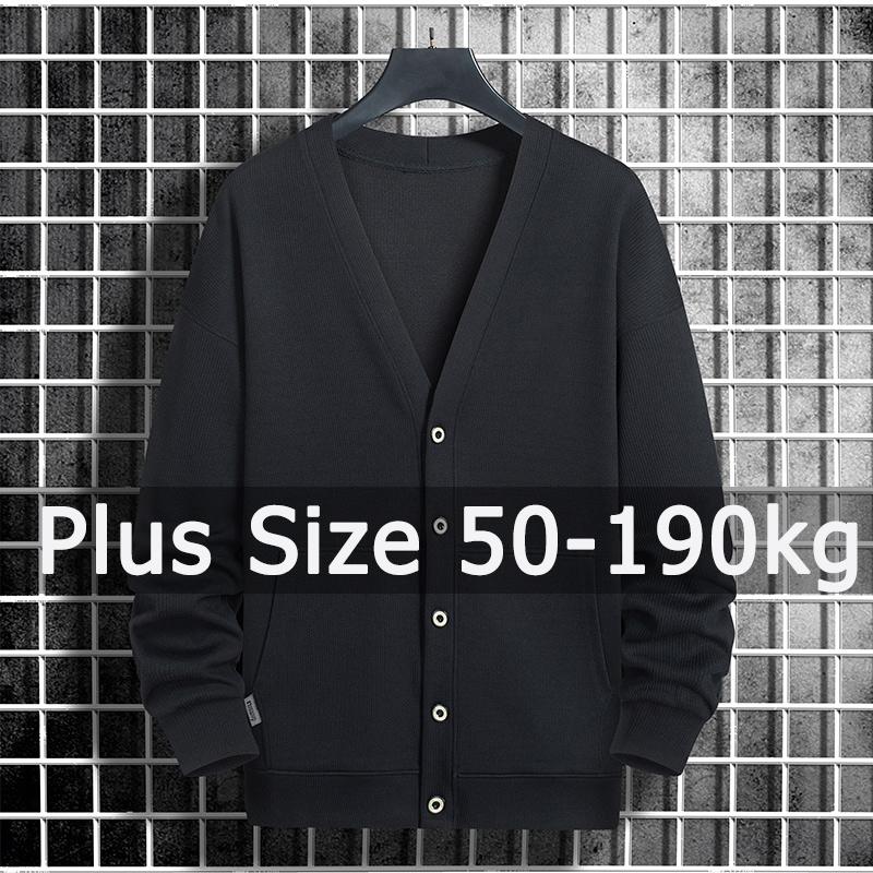 Winter Clothing Men Style - Artı Boyutu Kazak Hırka Erkek Örme