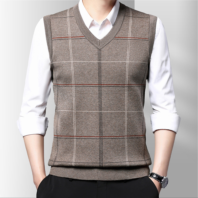 Winter Clothing Men Style - Sonbahar Kış erkek Kazak Örme Yelek