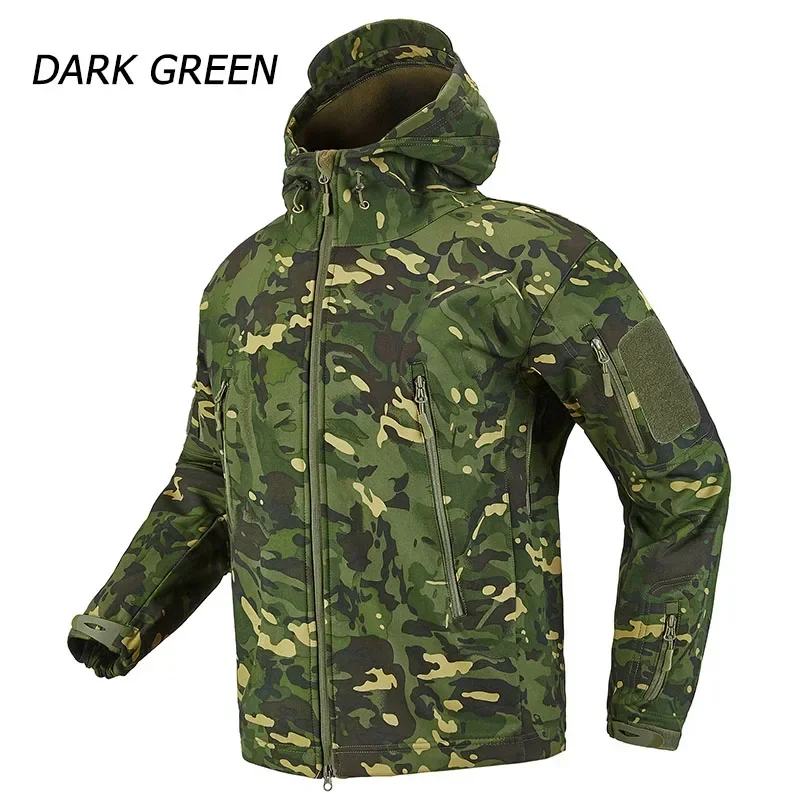 Windproof Jacket Softshell - Erkekler M-5XL Ceketler Pantolon SoftShell Kapüşonlu