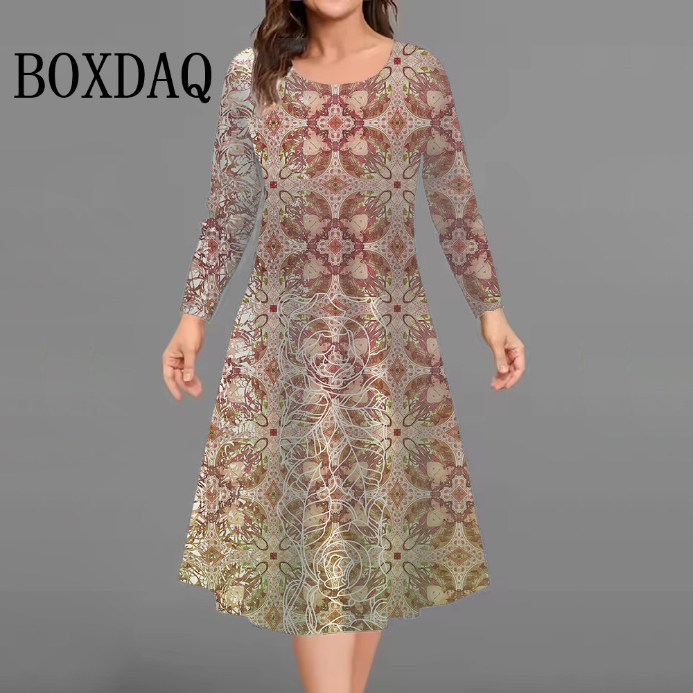 Winter Clothing For Plus Size Women - Yeni Moda Zarif Kadın Elbiseleri Sonbahar