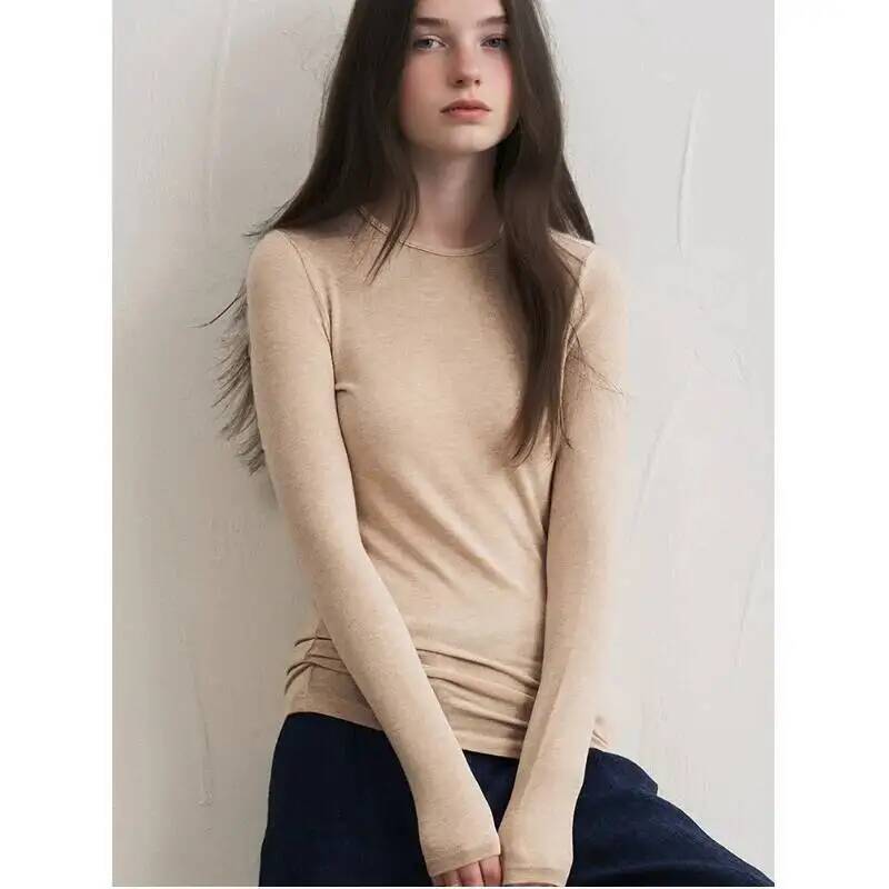 Winter Clothing For Women - Kadın Kaşmir Karışımlı Uzun Kollu Üst