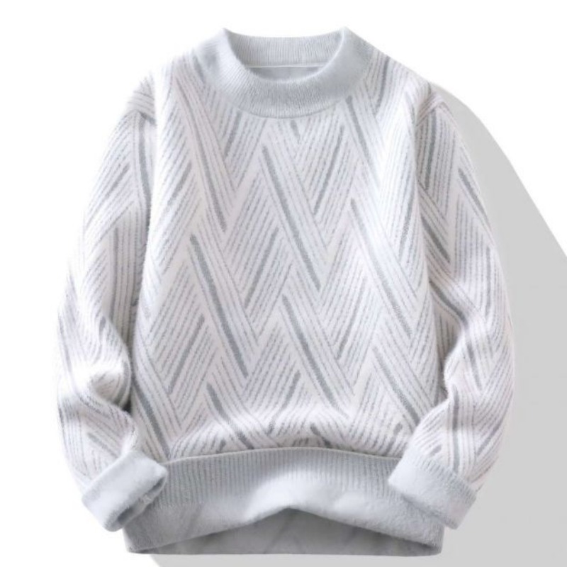 Sonbahar Kış Ekip Boyun Çizgil - Winter Clothing Men Style incelemesi ve fiyatı