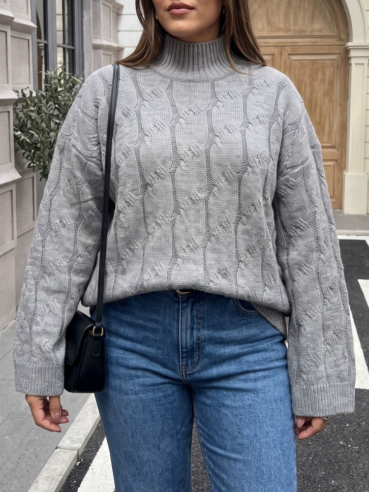 Kadın Artı Boyutu Rahat Örme K - Winter Clothing For Plus Size Women incelemesi ve fiyatı