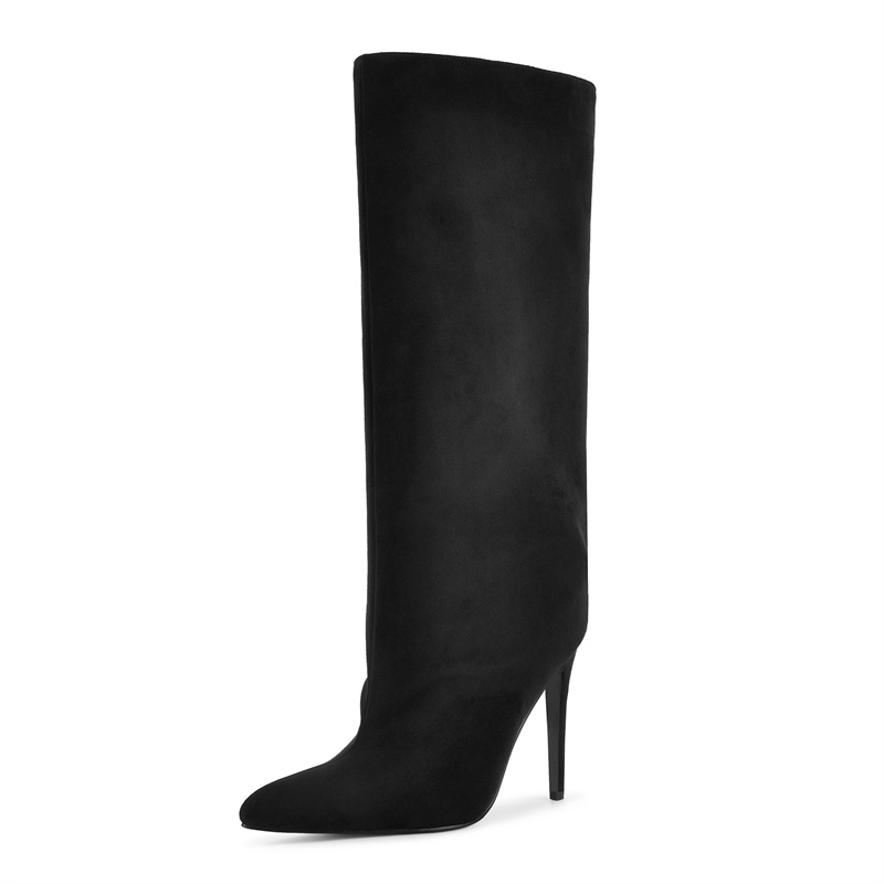 Onlymaker Siyah Suni Süet Diz  - Winter Clothing For Women incelemesi ve fiyatı