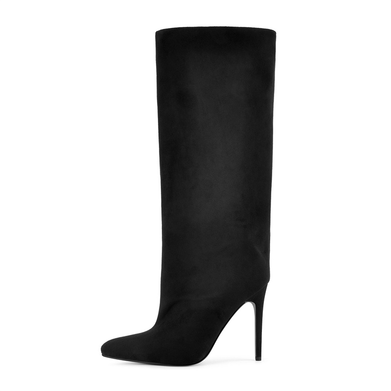 Onlymaker Siyah Suni Süet Diz  - Winter Clothing For Women incelemesi ve fiyatı