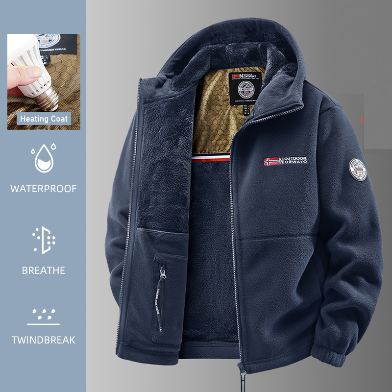 Erkekler Isıtmalı Ceket Kış Po - Windproof Jacket Softshell incelemesi ve fiyatı