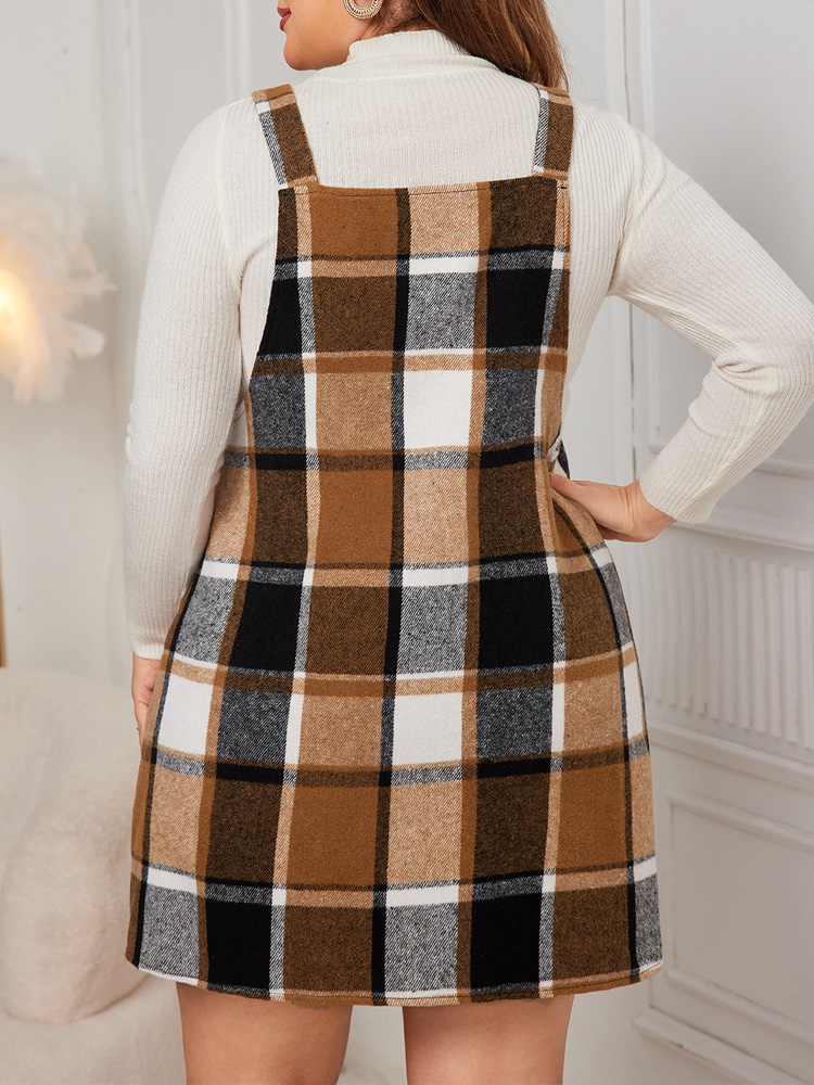 GIBSIE artı boyutu ekose kemer - Winter Clothing For Plus Size Women incelemesi ve fiyatı
