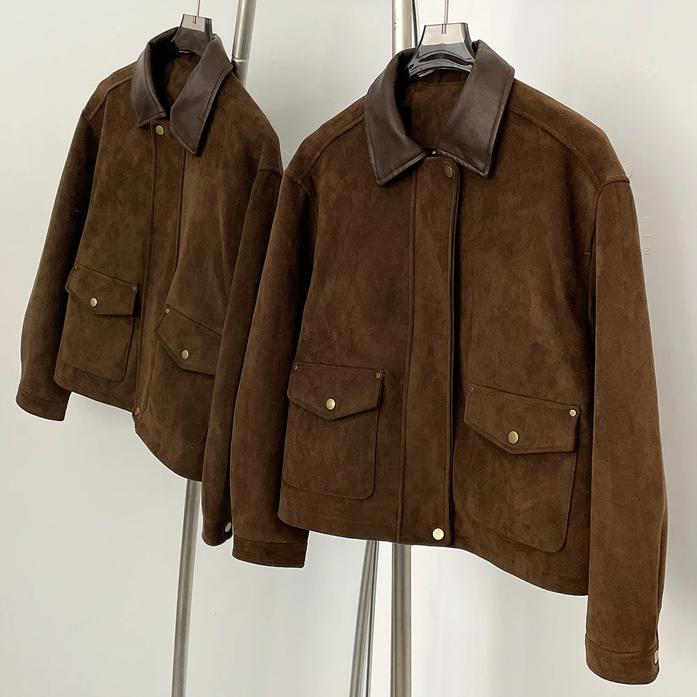 Deri Ceket Suni Süet Kadın İlk - Winter Clothing Wholesale incelemesi ve fiyatı