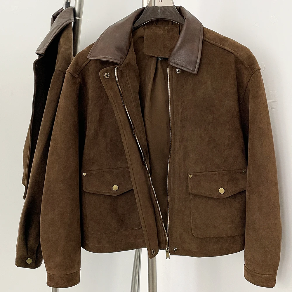 Deri Ceket Suni Süet Kadın İlk - Winter Clothing Wholesale incelemesi ve fiyatı