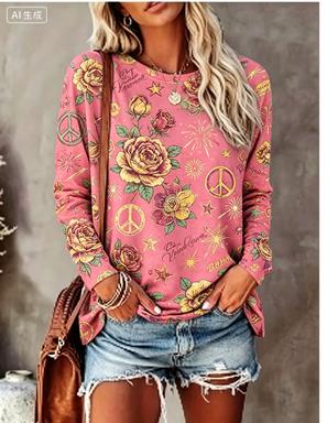 Kadın Uzun Kollu Tişört Hippi  - Winter Clothing For Women incelemesi ve fiyatı