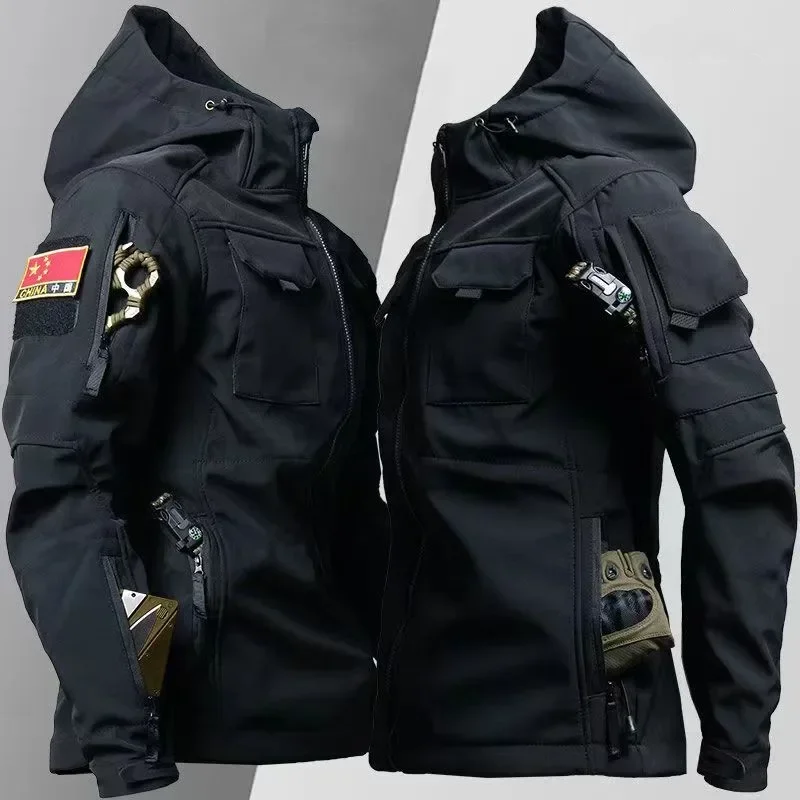 Yeni GL erkek kış kadife kalın - Windproof Jacket Softshell incelemesi ve fiyatı