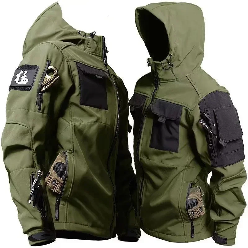 Yeni GL erkek kış kadife kalın - Windproof Jacket Softshell incelemesi ve fiyatı