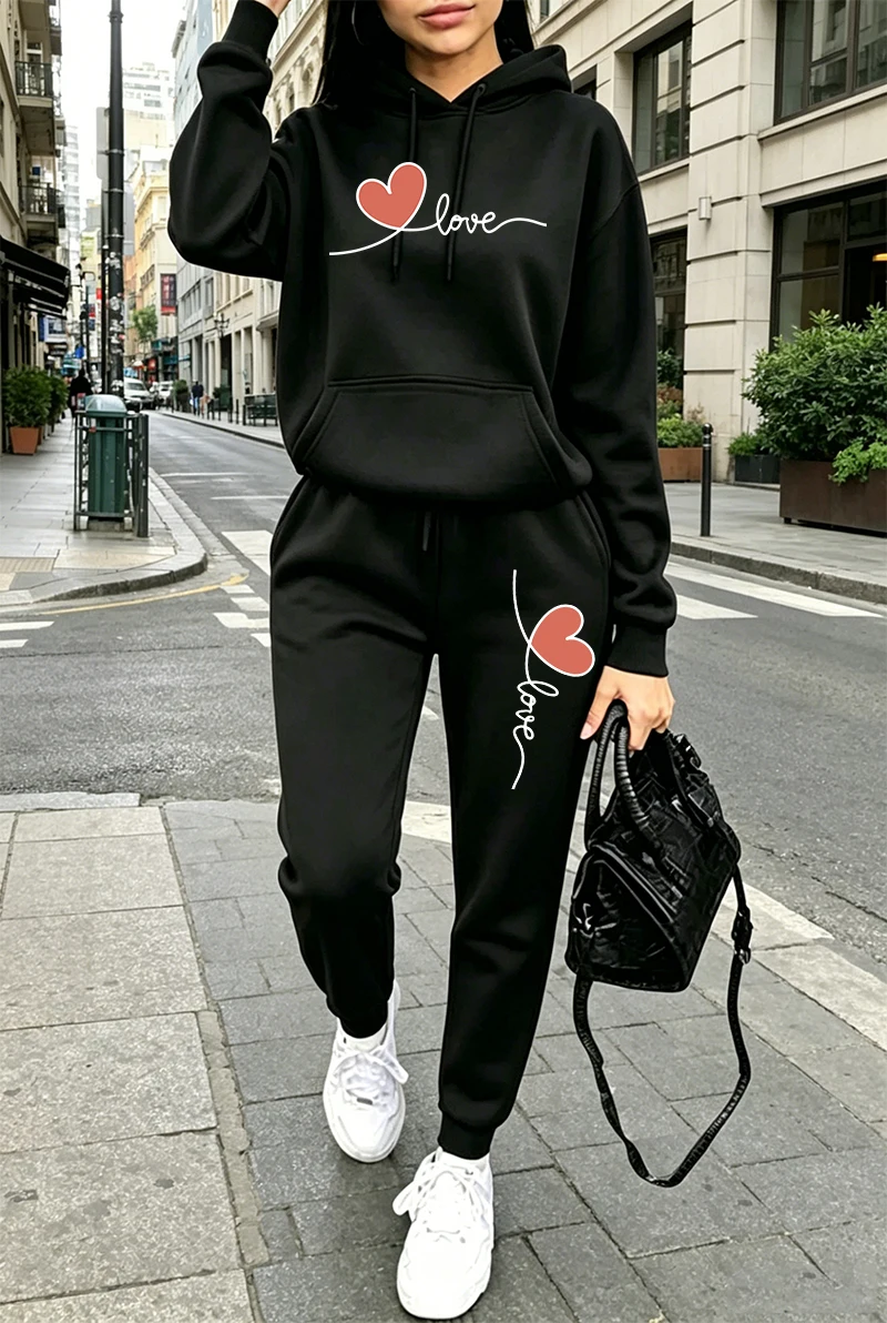 Kadın Eşofman Takımı Baskılı G - Winter Clothing For Women incelemesi ve fiyatı