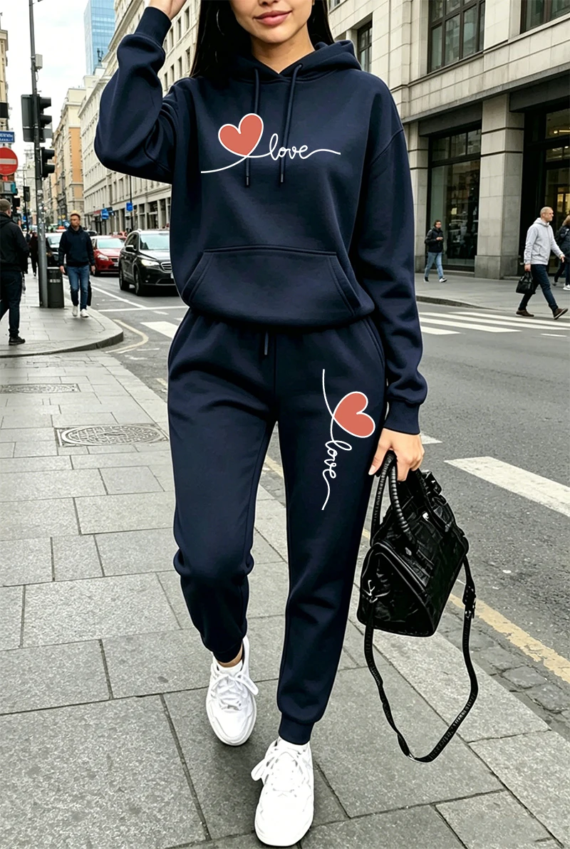 Kadın Eşofman Takımı Baskılı G - Winter Clothing For Women incelemesi ve fiyatı